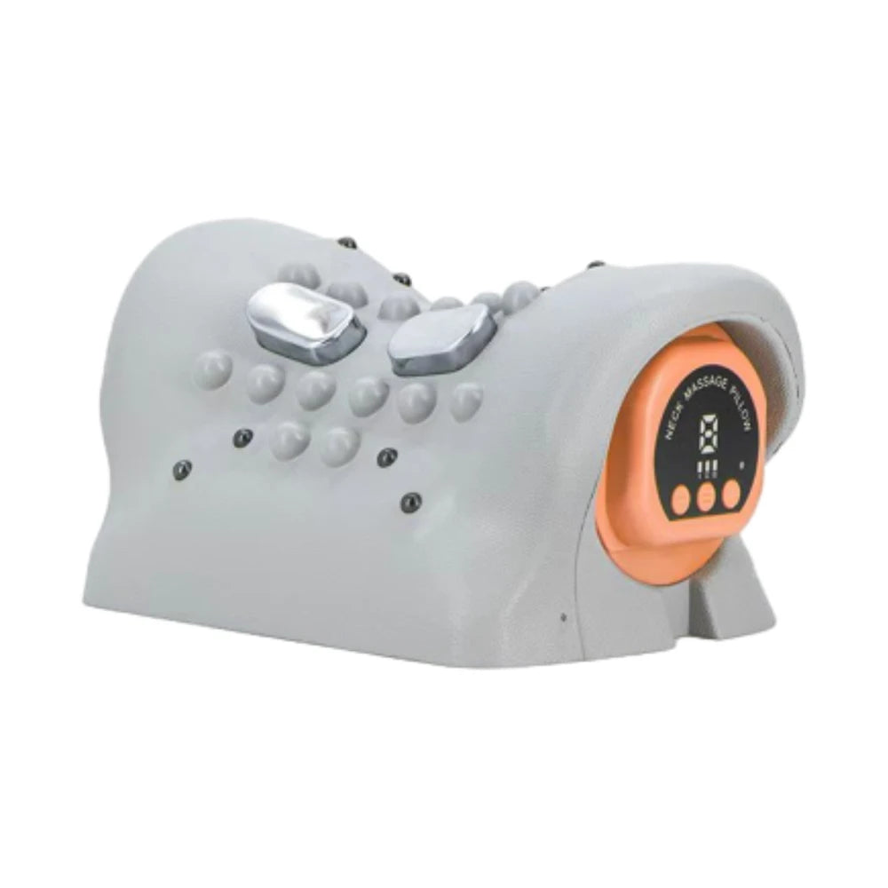 Electric Neck Massager Electric Neck Cervical Massager Head Pillow Neck Traction Vibration Kneading Massage Pillow Ergonomic