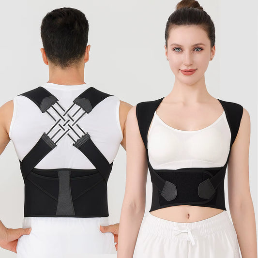 Revolutionary Adjustable Back Support Strap: Say Goodbye to Spinal Distortion and Hunchback for Men and Women