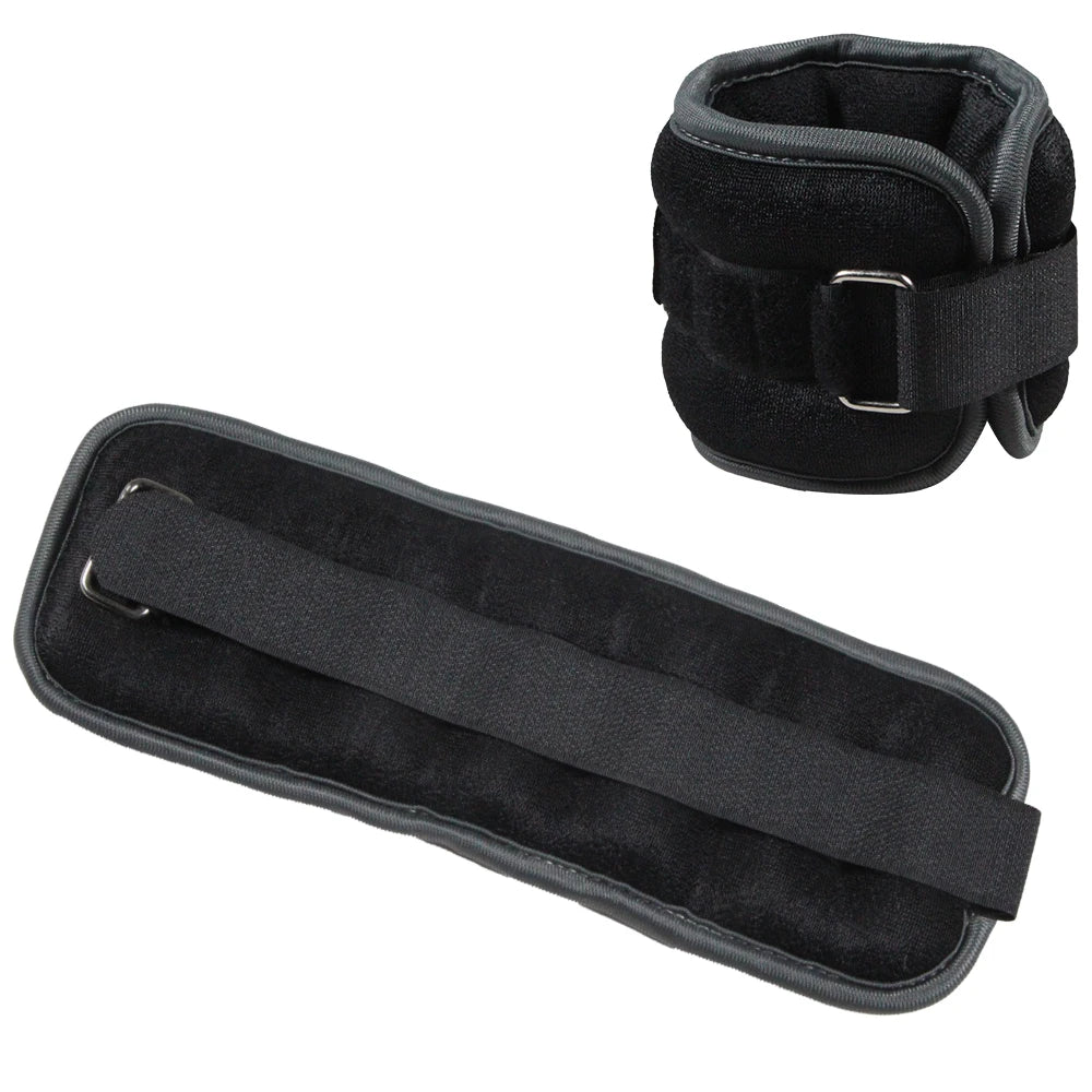 1Pair Adjustable Ankle & Wrist Weights - Neoprene Leg & Arm Weights for Women,Men,Kids - Strength Training for Running,Yoga, Gym