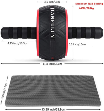 Roda Abdominal com Roda Dupla — Treino de Core e Lombar