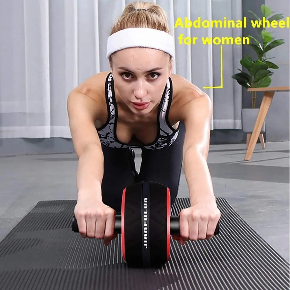 Roda Abdominal com Roda Dupla — Treino de Core e Lombar