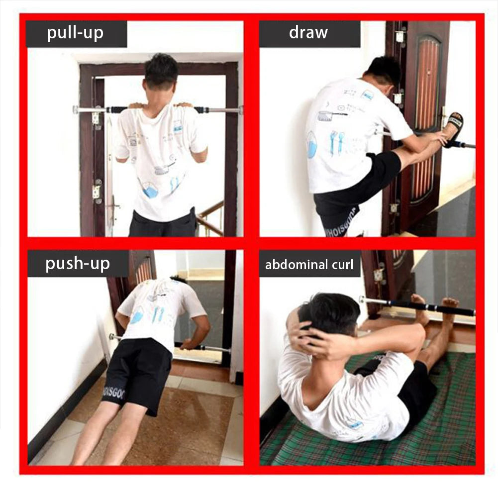 Door Pull up Bar Doorway Chin up Bar from 65-85Cm (25.1In-33.1In) Strength Training Pull-Up Bars No Screw Workout Equipment